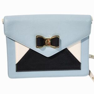 Betsey Johnson Crossbody Evening Shoulder Bag Bow Envelope Purse